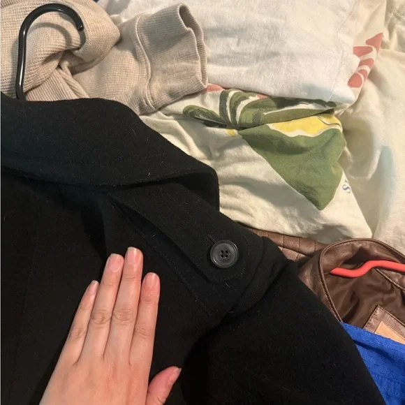 J. Crew Black Double-Breasted Wool Peacoat - Picture 4 of 4